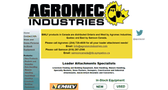 Desktop Screenshot of agromecindustries.com